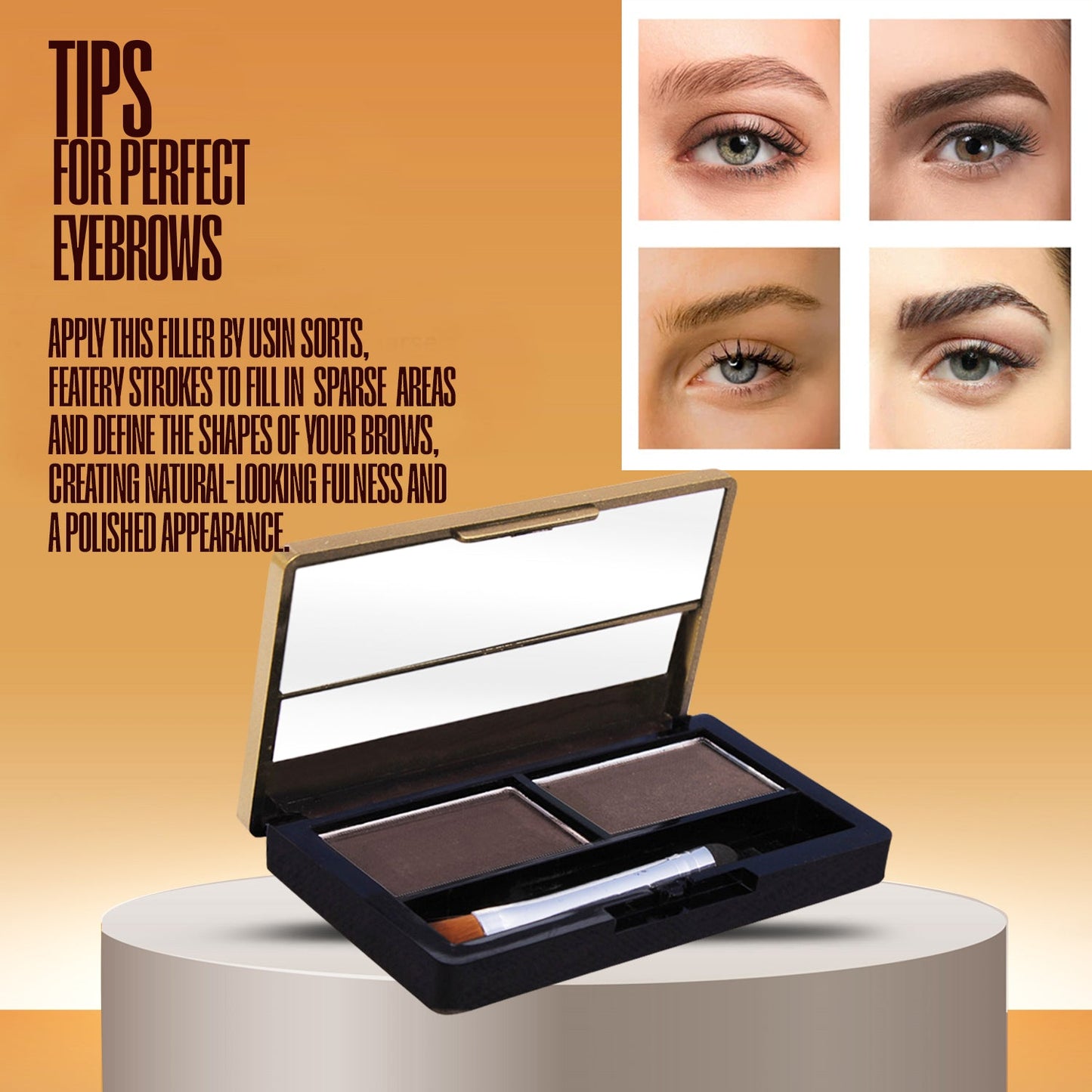 Fashion Colour Dual Eyebrow Powder