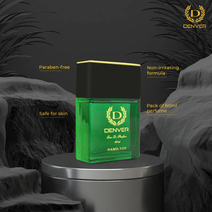 Denver Hamilton Perfume - 100Ml | Long Lasting Perfume Body Scent For Men, Fresh, Aerosol