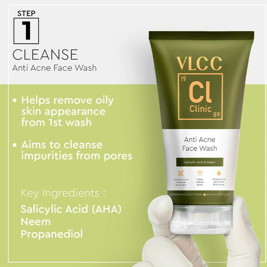 VLCC Clinic Anti Acne Face Wash -150 ml