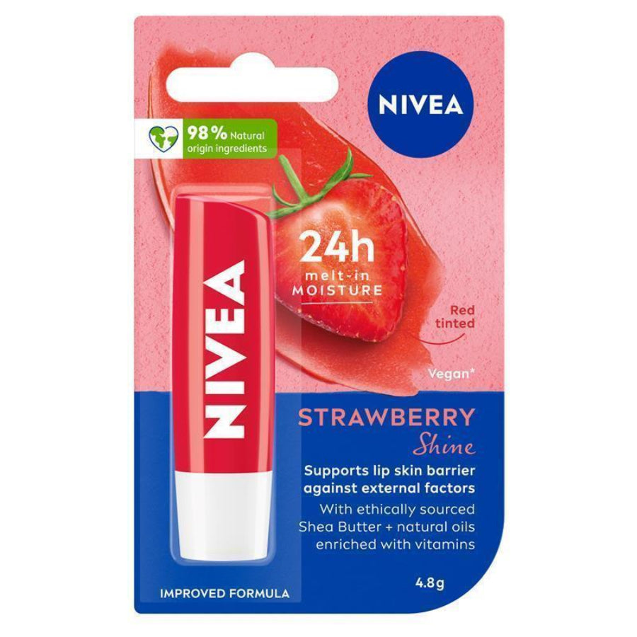 NIVEA Strawberry Shine Limited Edition Lip Balm 4.8g