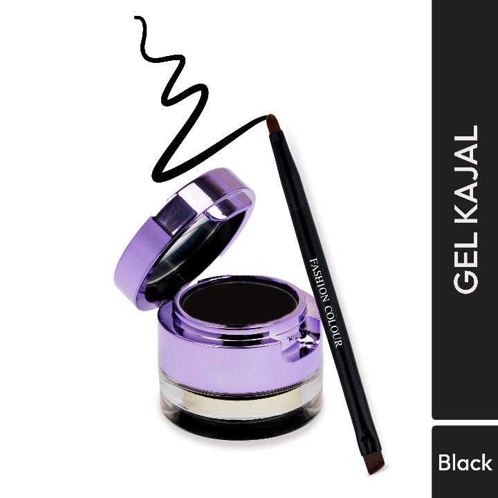 Fashion Colour 2 In 1 Waterproof Gel Kajal 24Hrs Lasting Drama