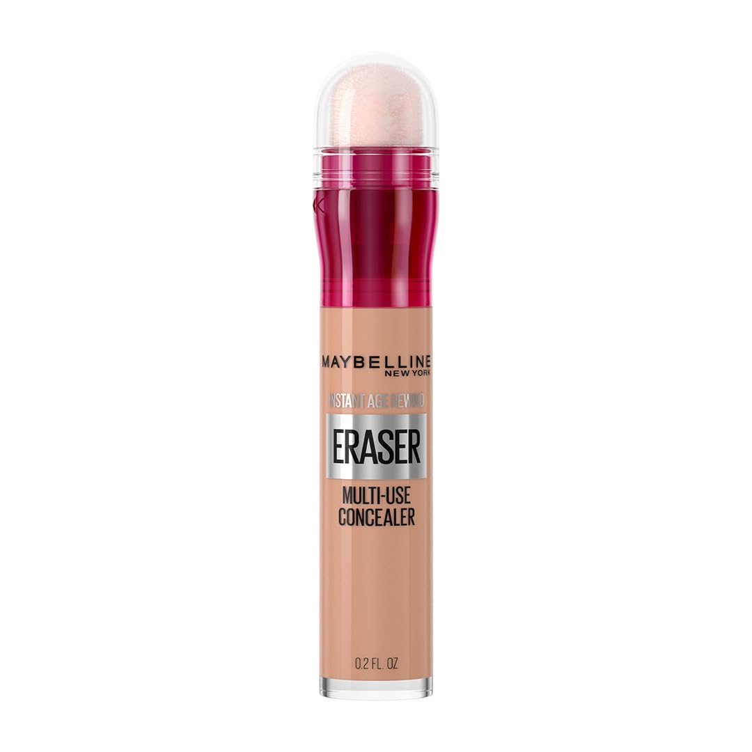 Maybelline New York Instant Age Rewind Concealer, Medium, 6G - Luminous, Natural, Cushion