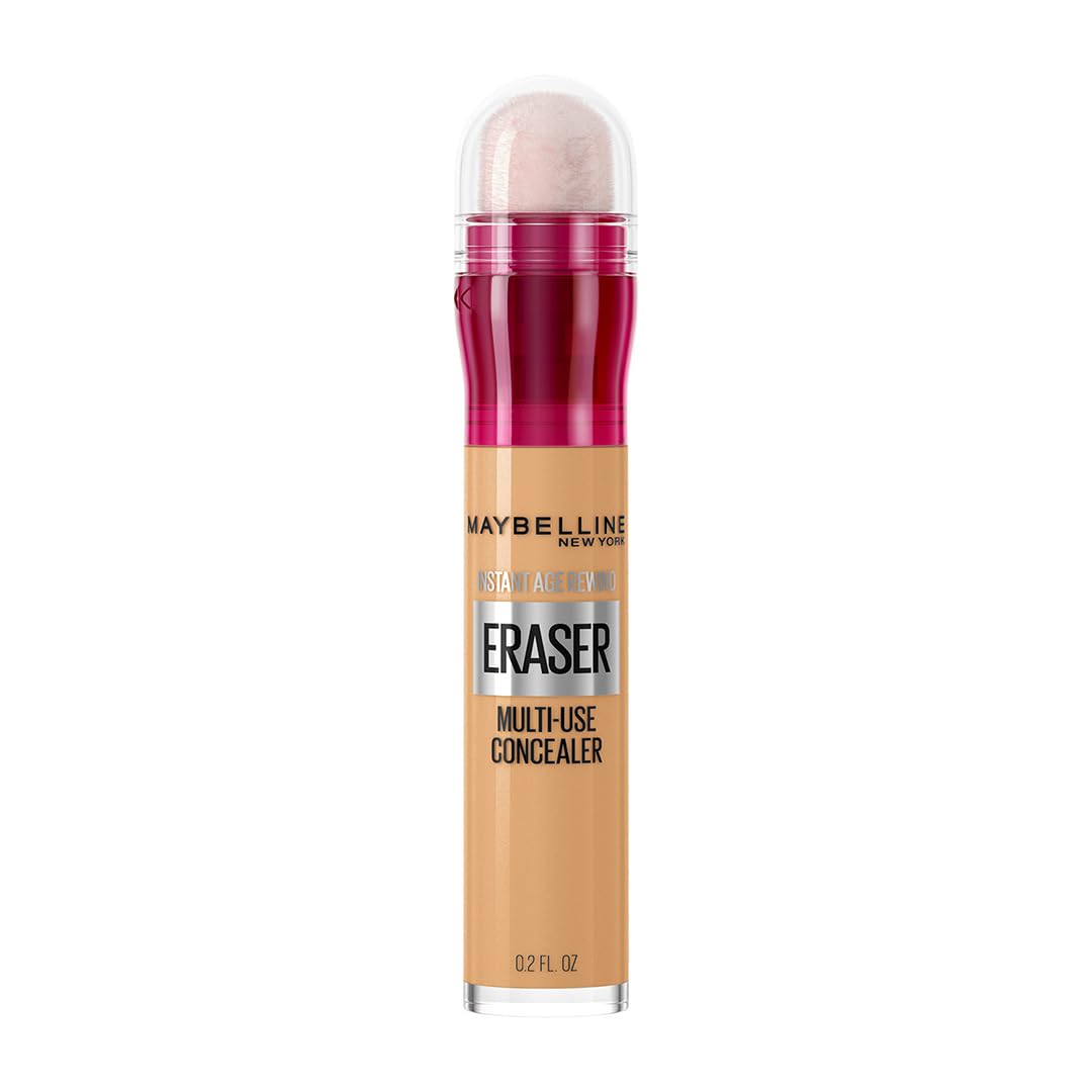 Maybelline New York Instant Age Rewind Concealer, Medium, 6G - Luminous, Natural, Cushion