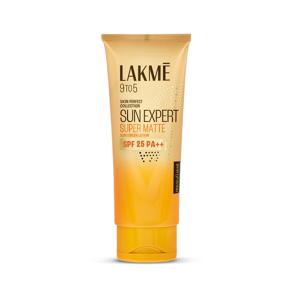 LAKMÉ Sun Expert SPF 25 PA++ Super Matte Lotion Sunscreen, Lightweight, Non Sticky,50ml.