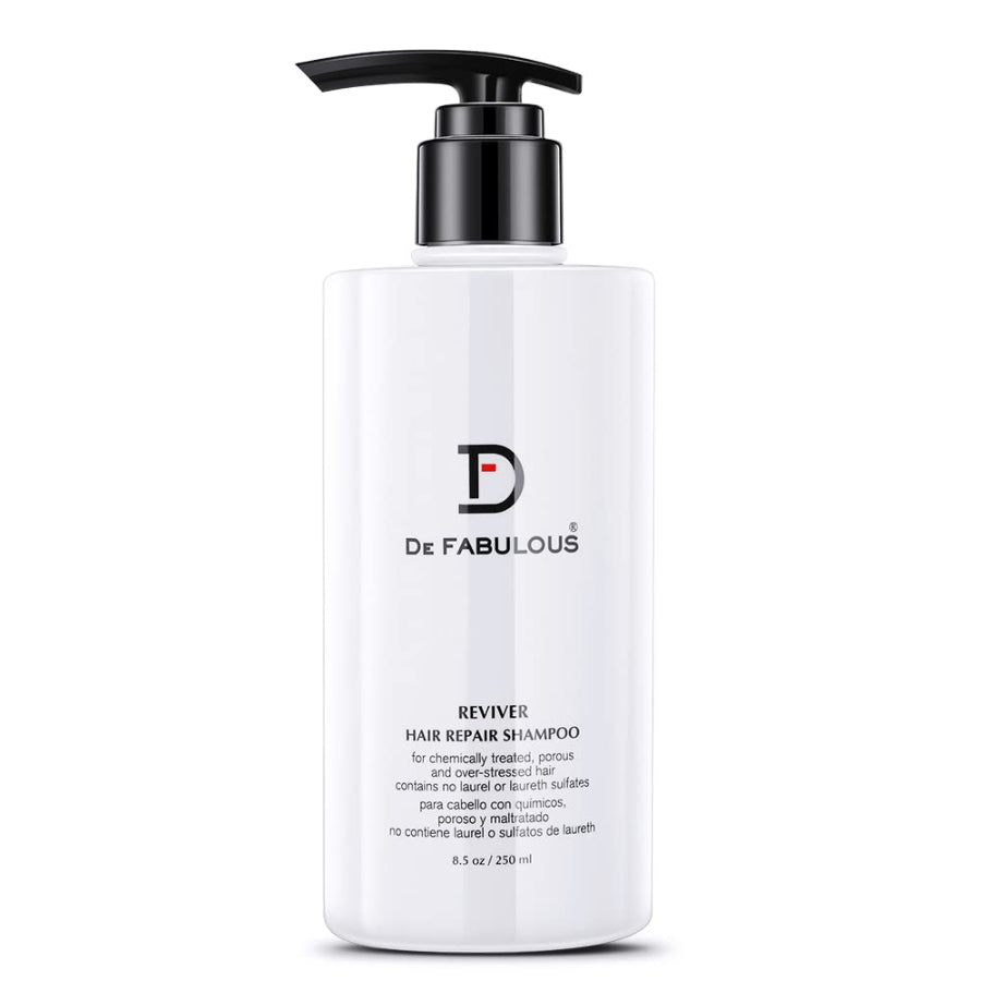 De Fabulous Reviver Shampoo | Repairs Dry & Frizzy Hair, Sulphate Free, pH Balanced, Hair Repair Treatment for All Hair Types.