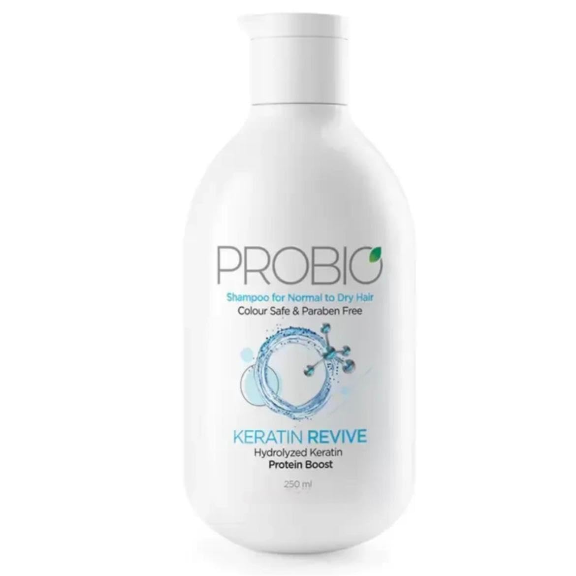 GodRej Probio Keratin Revive Shampoo 250ml For Dry and Damaged Hair, Hydrolyzed Keratin, Color Safe and Paraben-Free