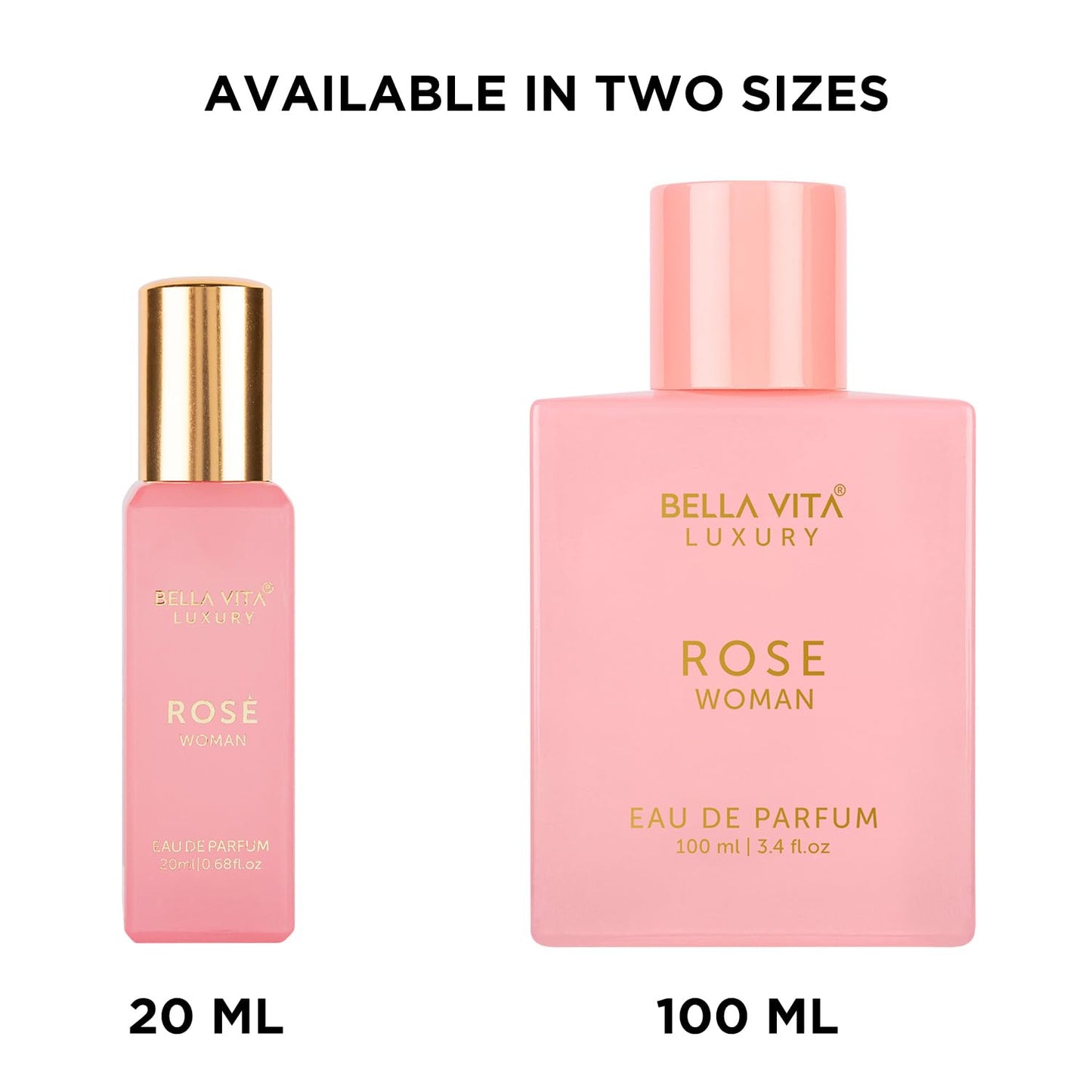 Bella Vita Luxury Woman Eau De Parfum Gift Set 4x20 ml for Women with Date, Senorita, Glam, Rose Perfume|Floral, Fruity Long Lasting EDP Fragrance Scent