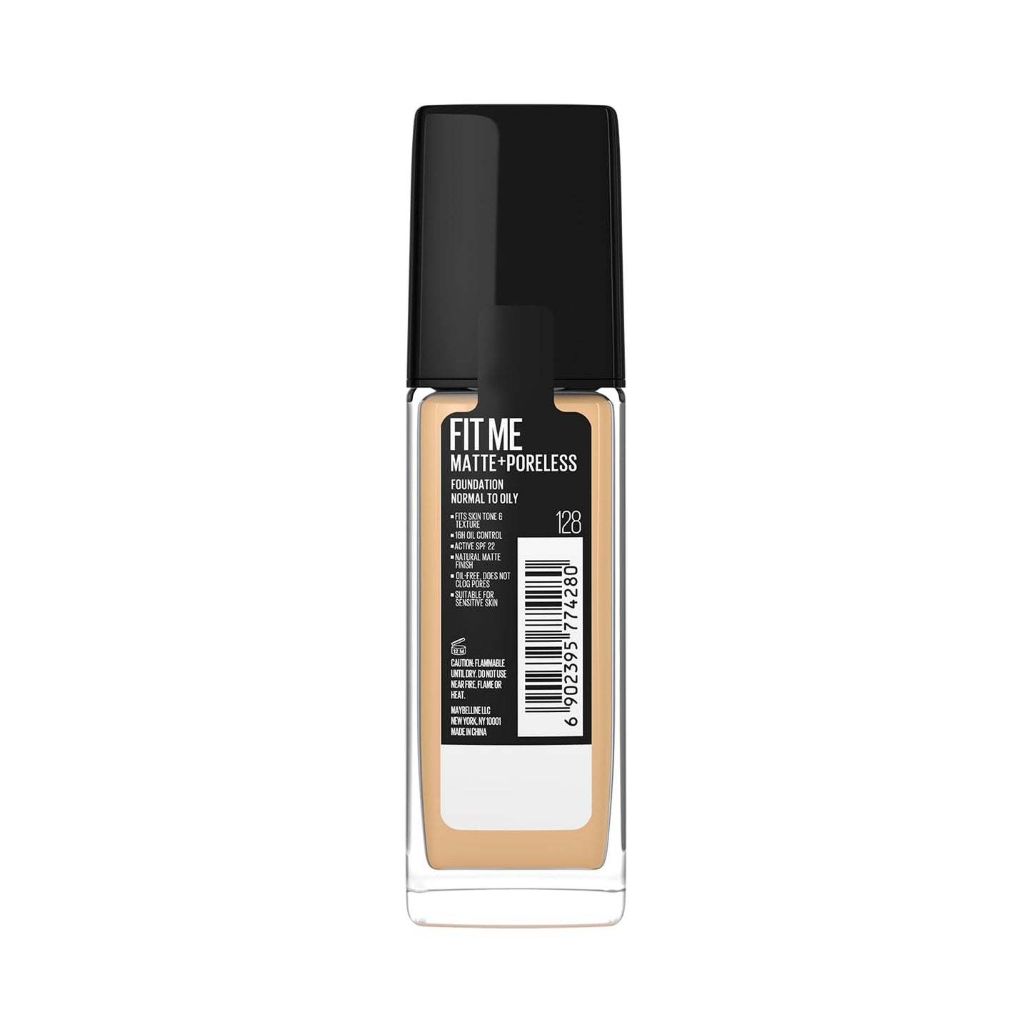 Maybelline New York Fit Me Matte+Poreless Liquid Foundation Medium Coverage For Oily Skin