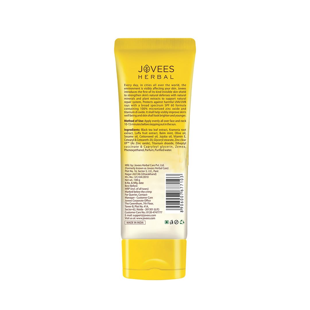 JOVEES Sunscreen - SPF 60 PA+++ Sun Guard Lotion - SPF 60 PA+++  (100 ml)
