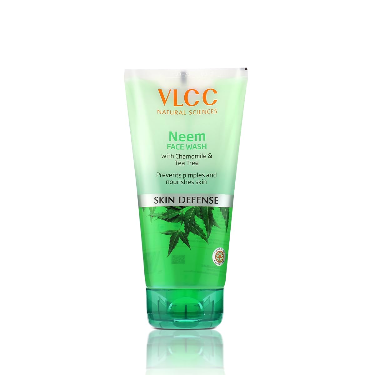 VLCC Neem Face Wash - 150ml X 2 | Buy One Get One (300ml) | Fights Acne, and Pimples | Soothe Skin Inflammation and Irritation | With Neem, Chamomile, Tea Tree, Eucalyptus & Carrot seed.