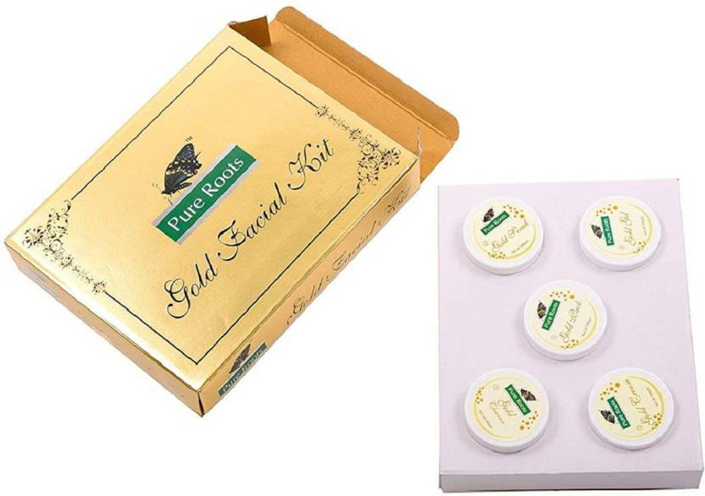 PURE ROOTS GOLD FACIAL KIT