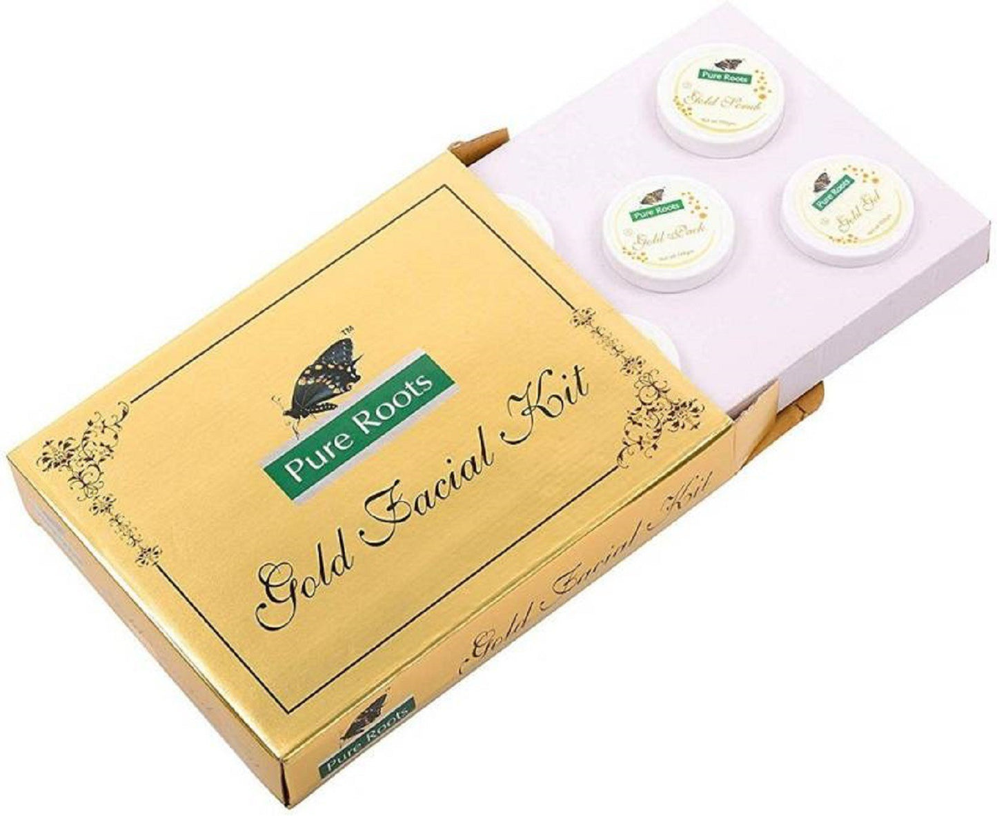 PURE ROOTS GOLD FACIAL KIT