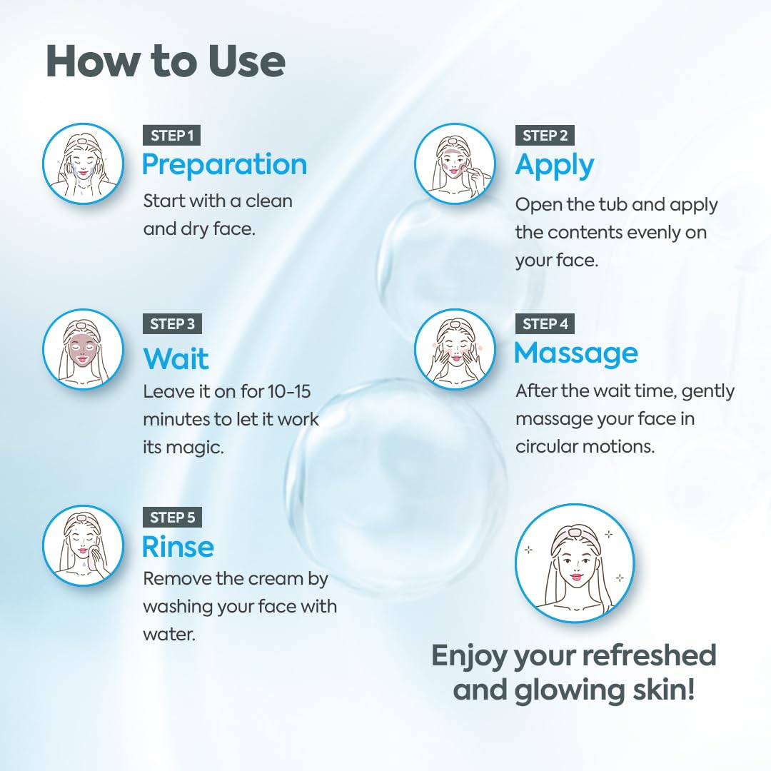 Raaga Professional De-Tan Pack with Kojic, Lactic Acid & Arbutin | Tan Removal Cream | Dermatologically Tested, Peroxide, Hydroquinone & Sulphate Free Face Pack- 500g