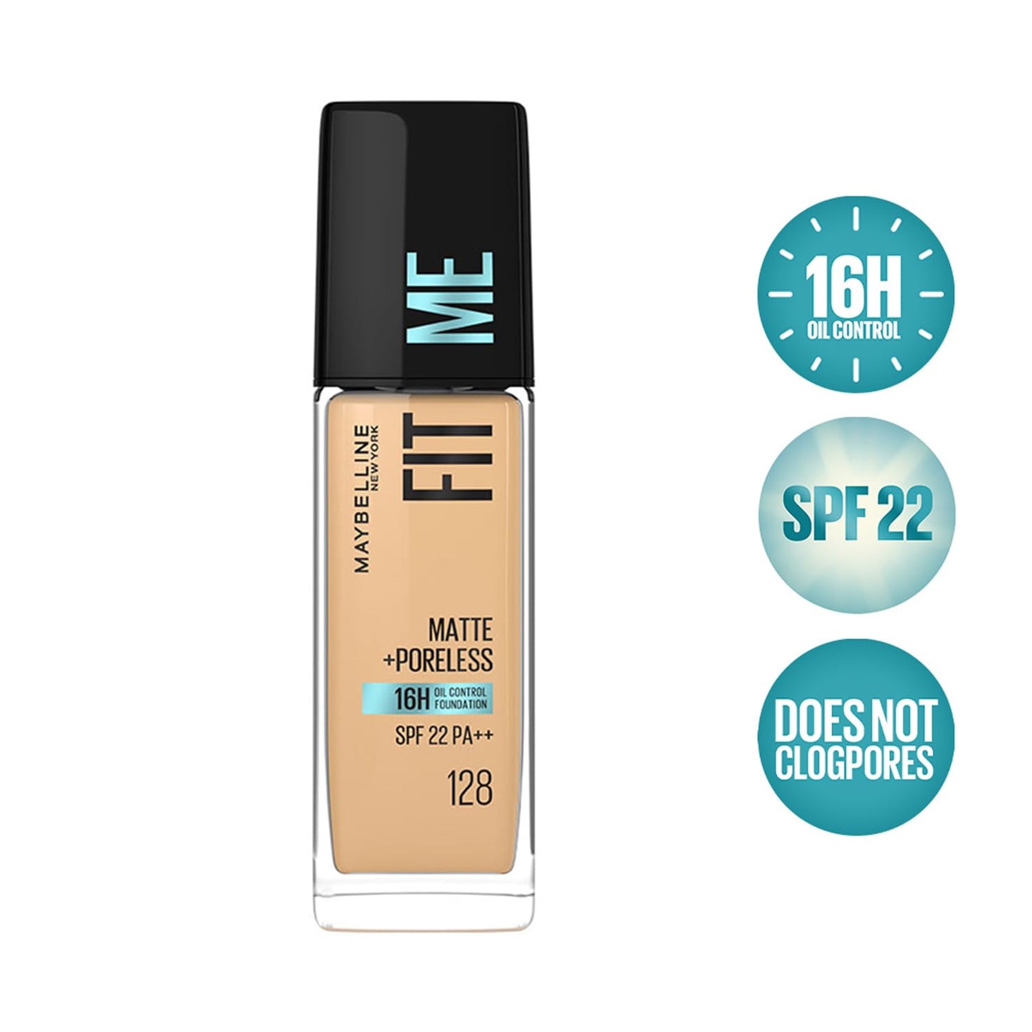 Maybelline New York Fit Me Matte+Poreless Liquid Foundation Medium Coverage For Oily Skin