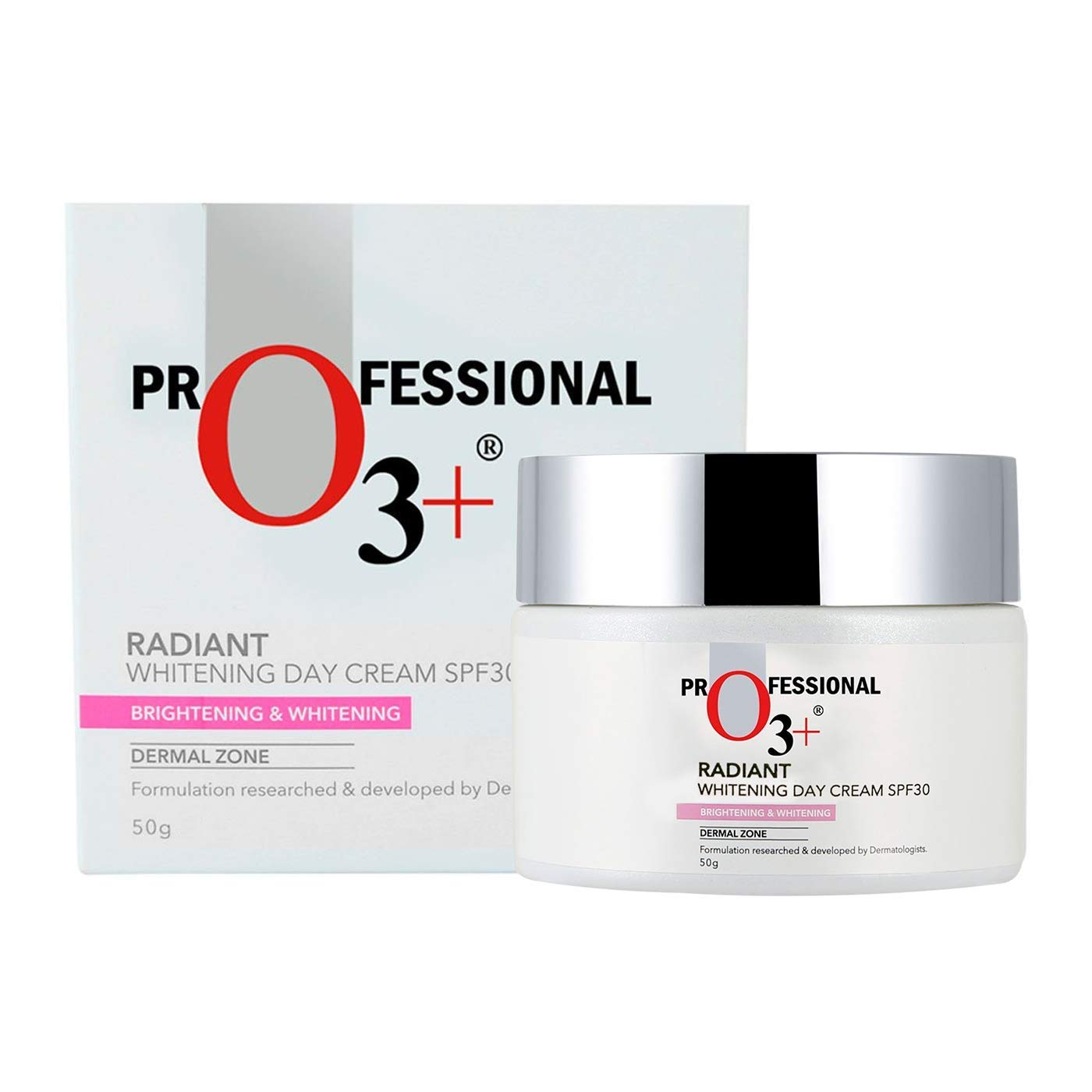 O3+ Radiant Day Cream SPF 30 | For Glowing, Even Skin Tone | Moisturises & Protects All Skin Types 50g