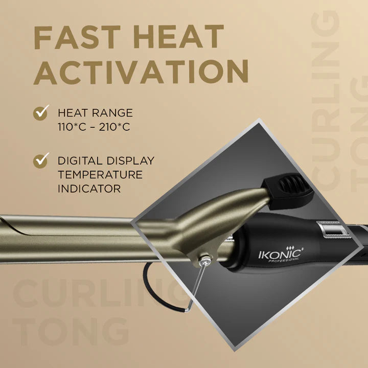 Ikonic Curling Tong Black