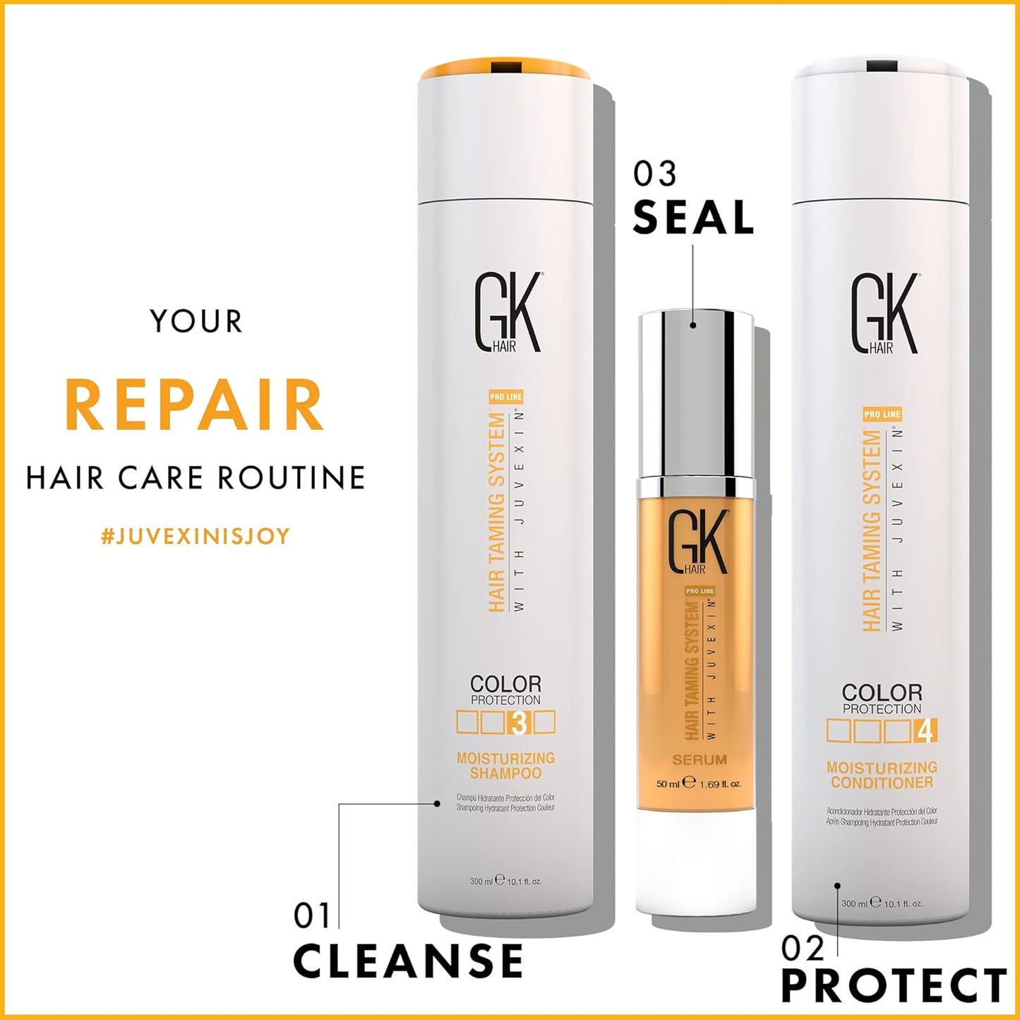 GK HAIR Sulphate free Moisturizing Conditioner for dry, frizzy hair
