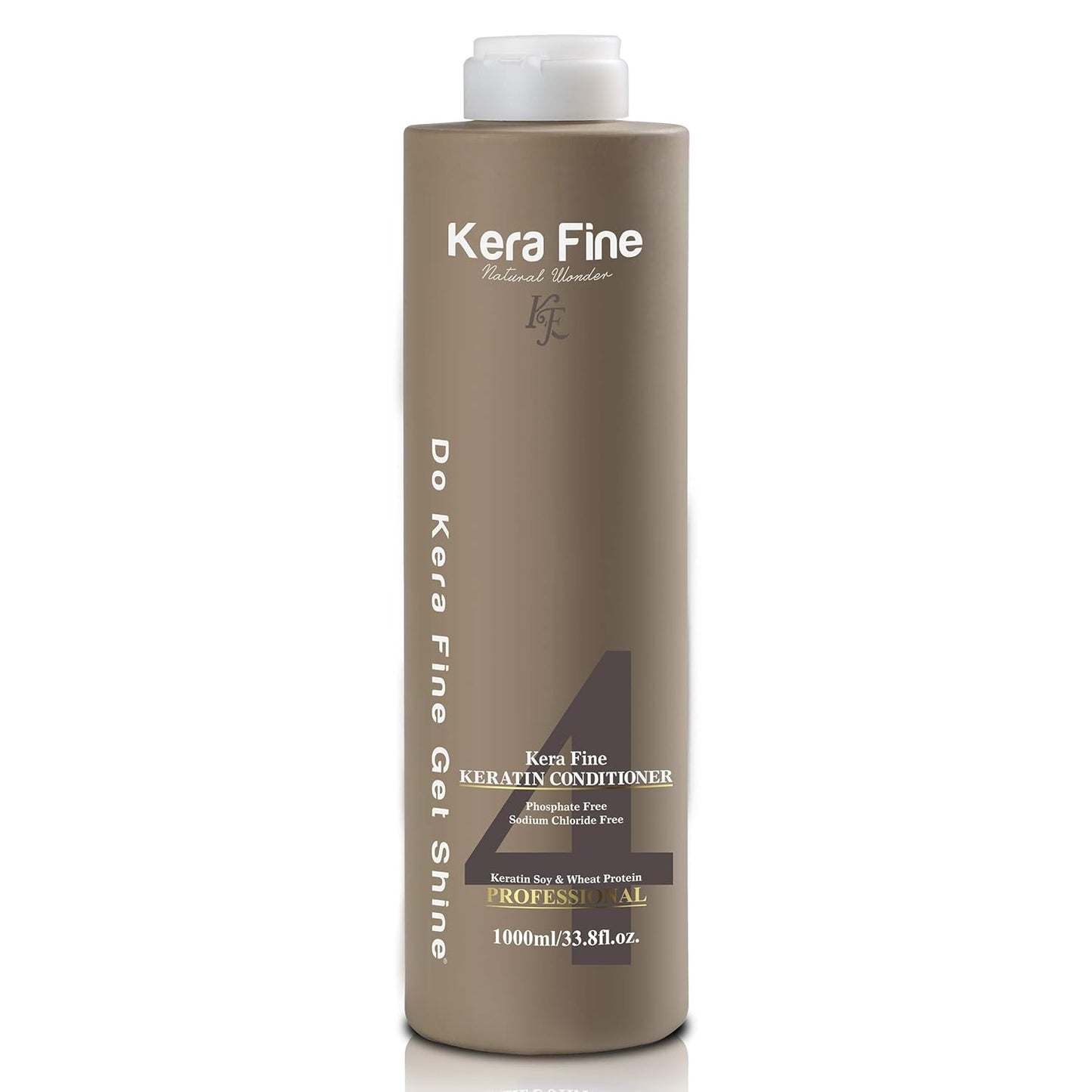 KERA FINE KERATIN CONDITIONER | 1000ML | PHOSPHATE FREE, SOIDUM CHLORIDE FREE | KERATIN SOY & WHEAT | PROFESSIONAL.