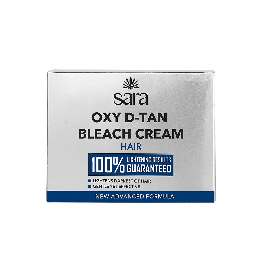 Sara Oxy D-Tan Bleach Cream | 300g Tan removal and Lightens Facial Hair