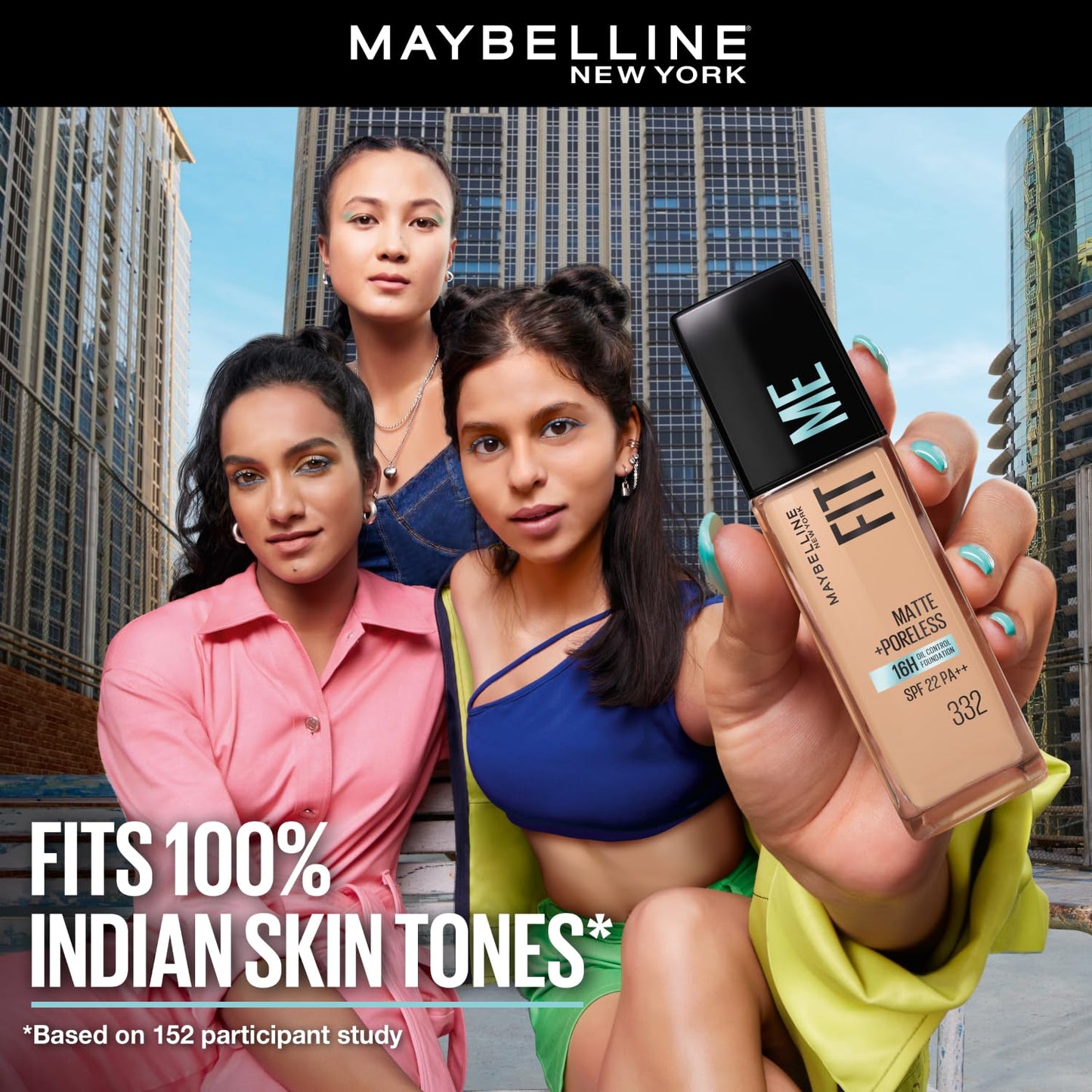 Maybelline New York Fit Me Matte+Poreless Liquid Foundation Medium Coverage For Oily Skin