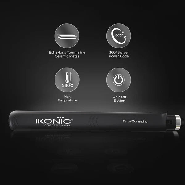 Ikonic Hair Straightener - Pro Straight Black