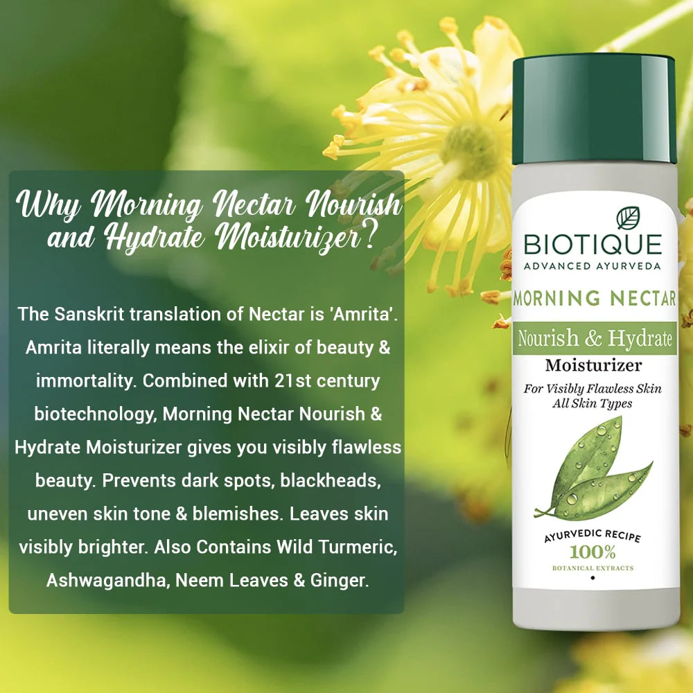 Biotique Morning Nectar Nourish and Hydrate Moisturizer
