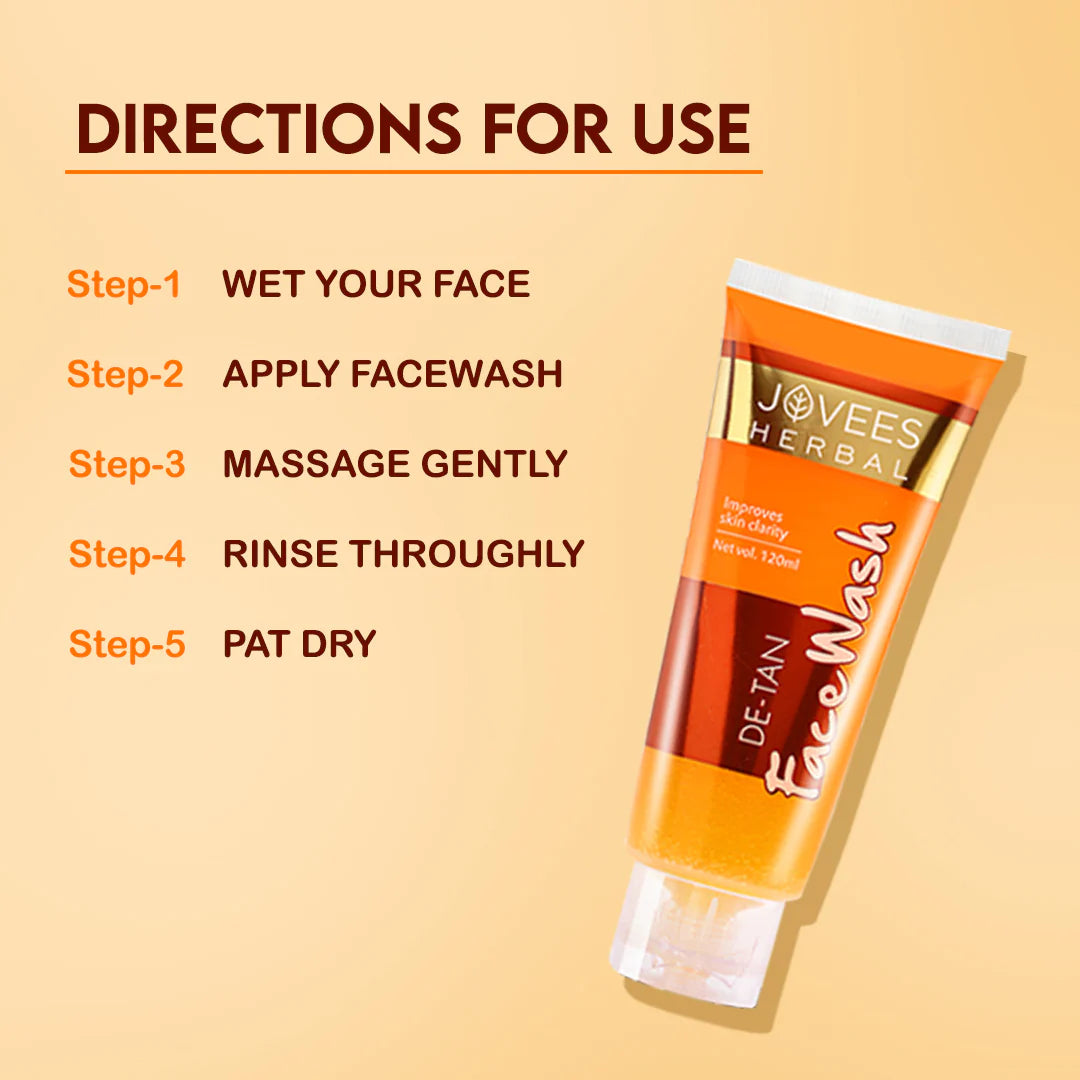 JOVEES HERBAL DE-TAN FACE WASH