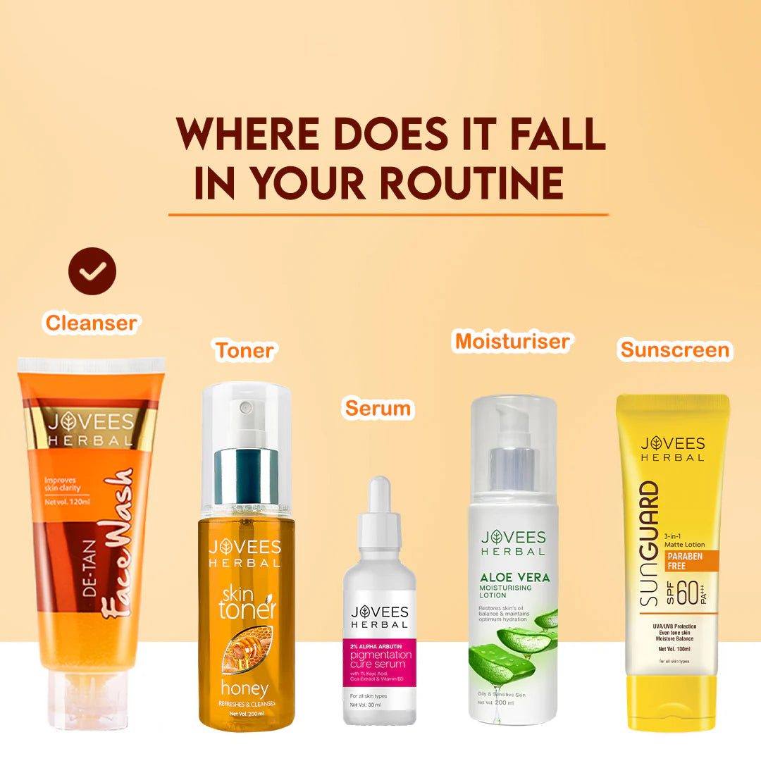 JOVEES HERBAL DE-TAN FACE WASH