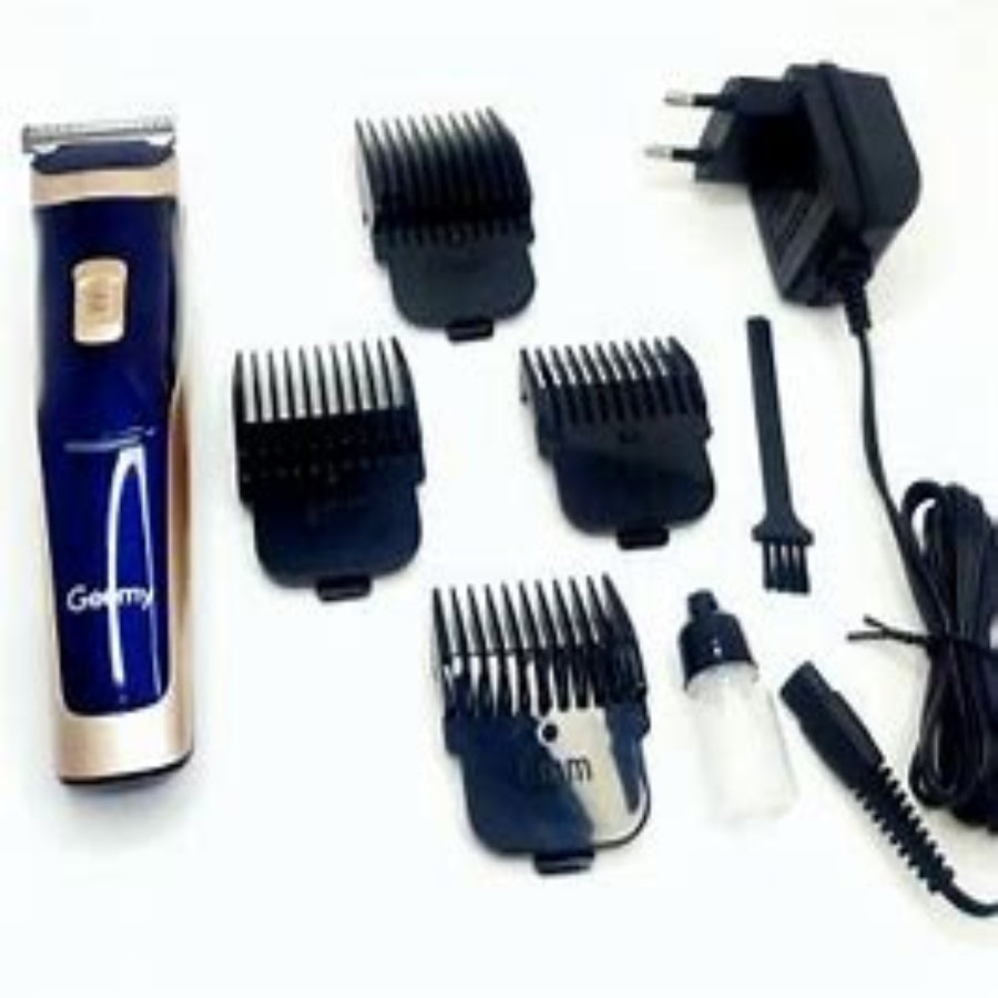 Geemy GM-6025 HAIR TRIMMER Trimmer 120 min Runtime 3 Length Settings  (Multicolor)