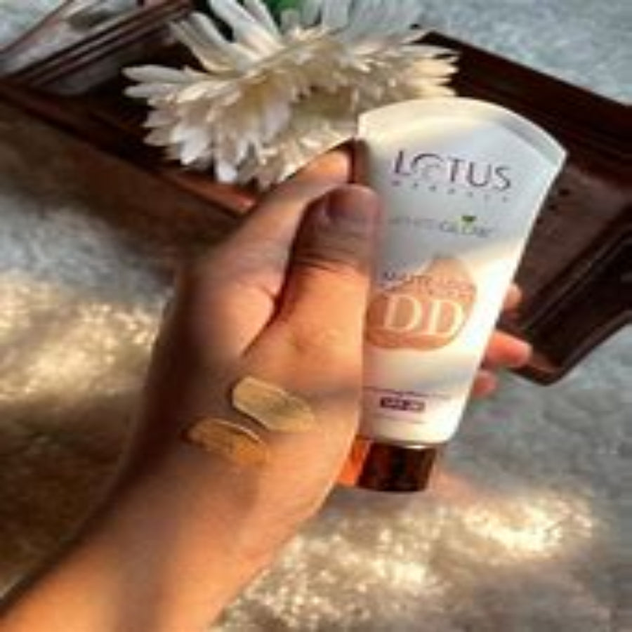 Lotus Herbals Whiteglow Matte Look All In One DD Cream - Natural Beige | SPF 20 | All Skin Types | 30g