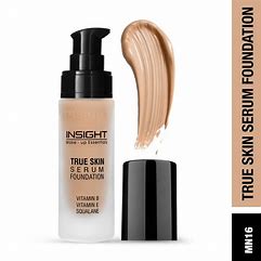 Insight Cosmetics True Skin Serum Foundation | Dewy Finish | High Coverage | Paraben Free