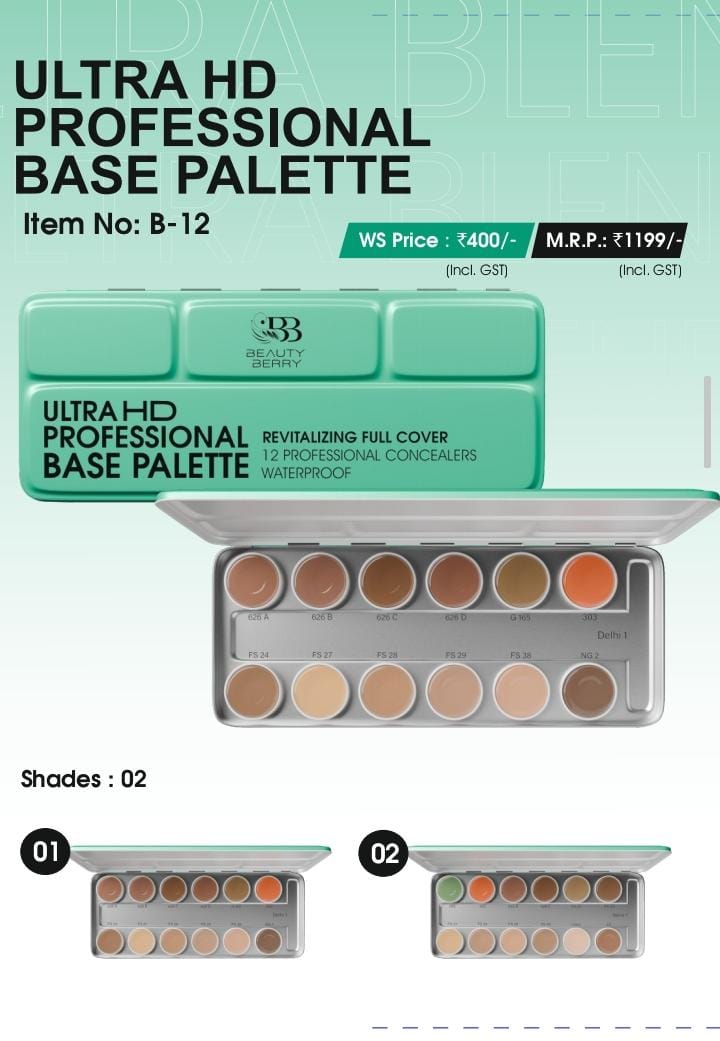 Beauty Berry Ultra HD Professional Base Palette