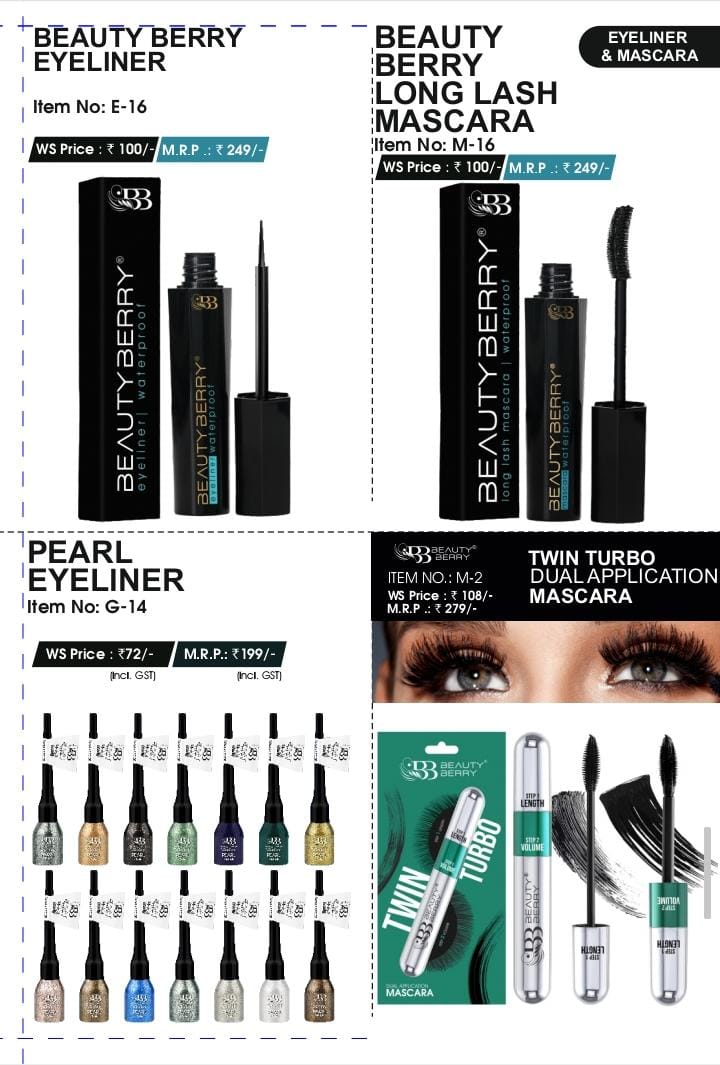 Beauty Berry Eyeliner and Mascara