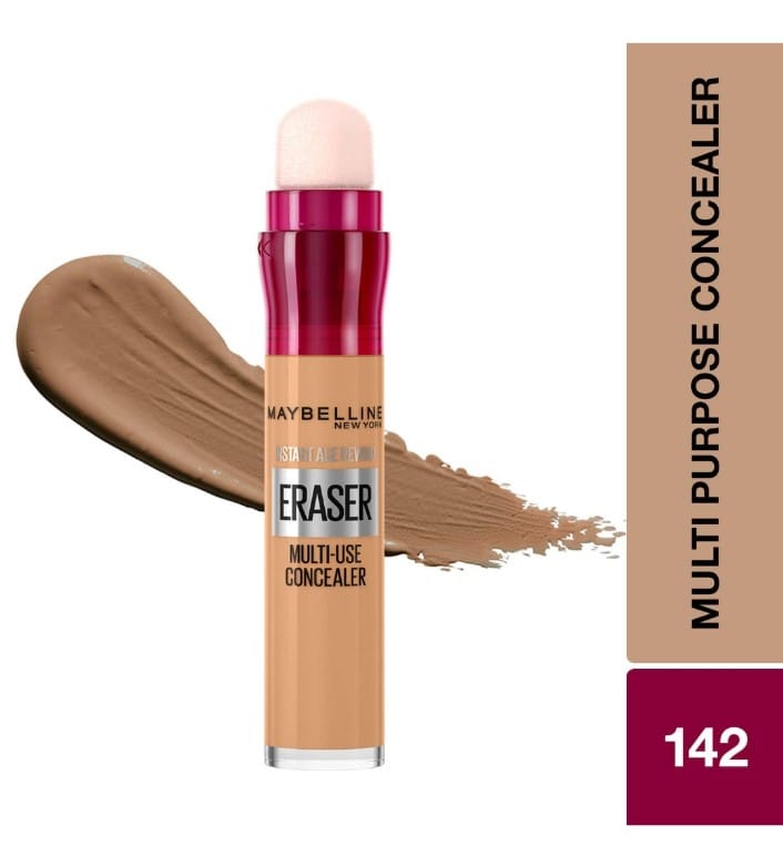 Maybelline New York Instant Age Rewind Concealer, Medium, 6G - Luminous, Natural, Cushion