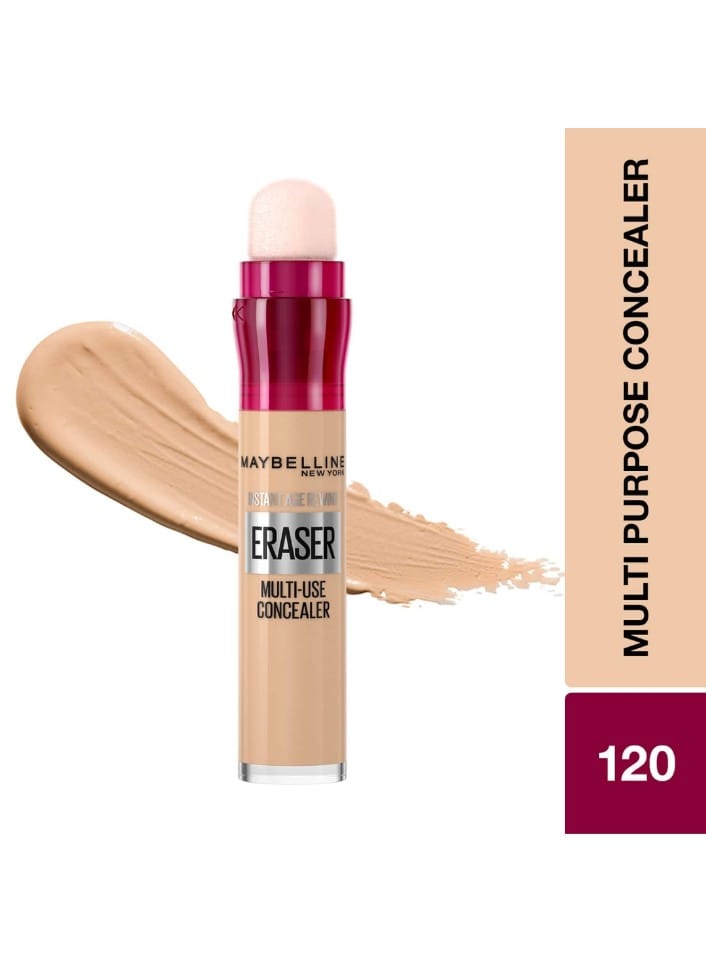 Maybelline New York Instant Age Rewind Concealer, Medium, 6G - Luminous, Natural, Cushion