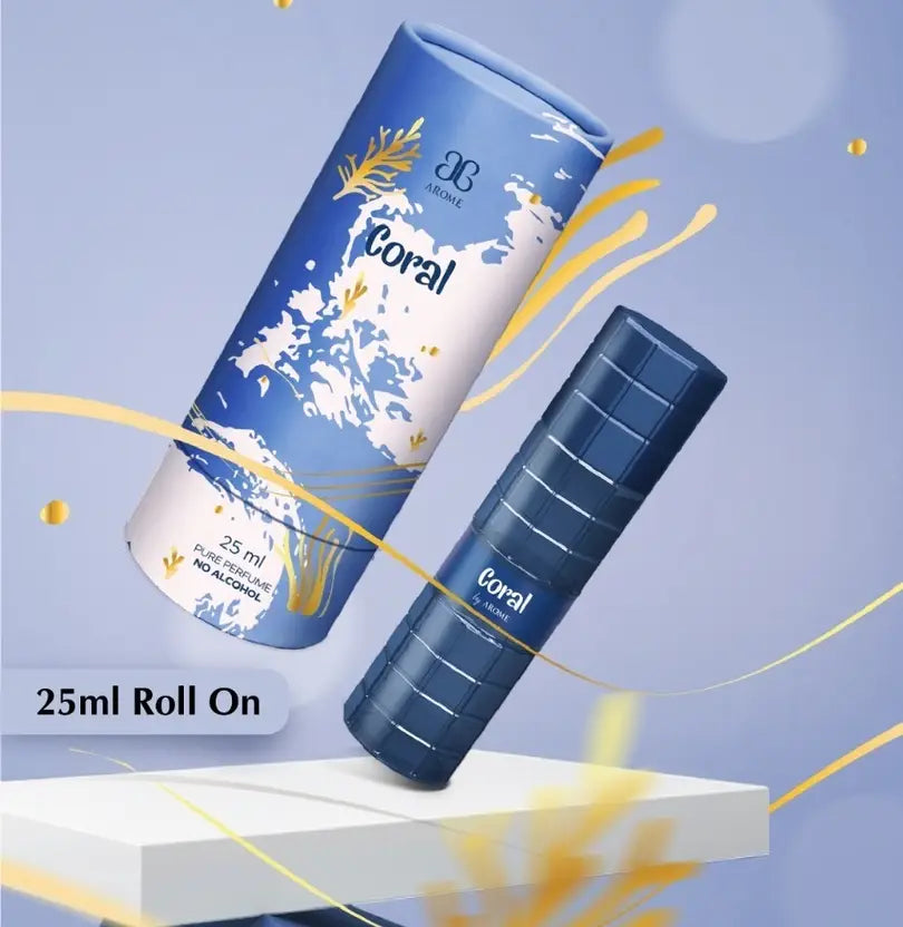 AROCHEM 25 ML PURE PERFUME, NO ALCOHOL UNISEX PERFUME ROLL ON