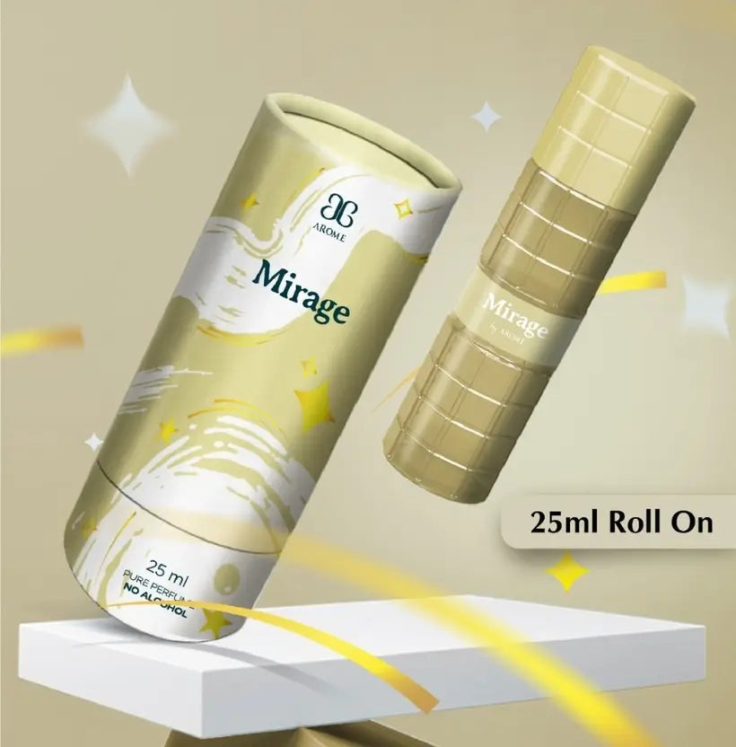 AROCHEM 25 ML PURE PERFUME, NO ALCOHOL UNISEX PERFUME ROLL ON