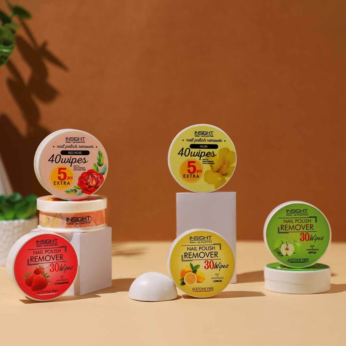 INSIGHT Nail Polish Remover Wipes - 30