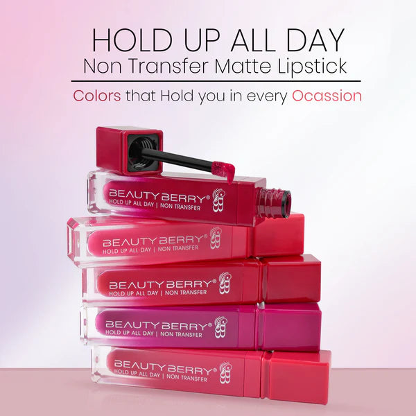 Beauty Berry Hold Up All Day Non Transfer Lipstick