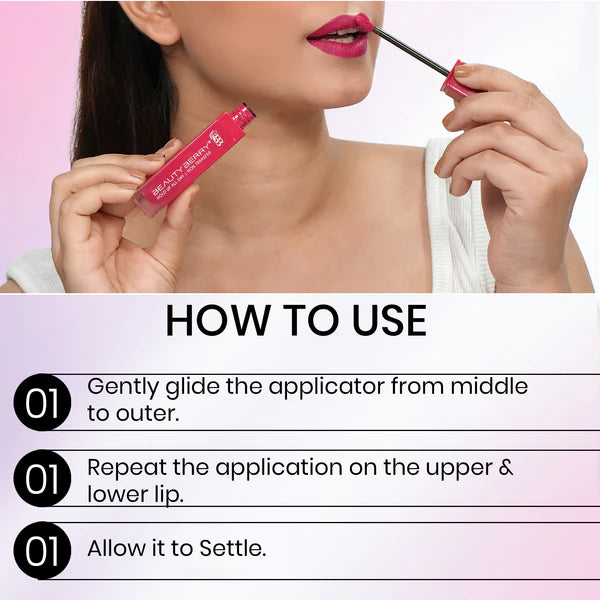 Beauty Berry Hold Up All Day Non Transfer Lipstick
