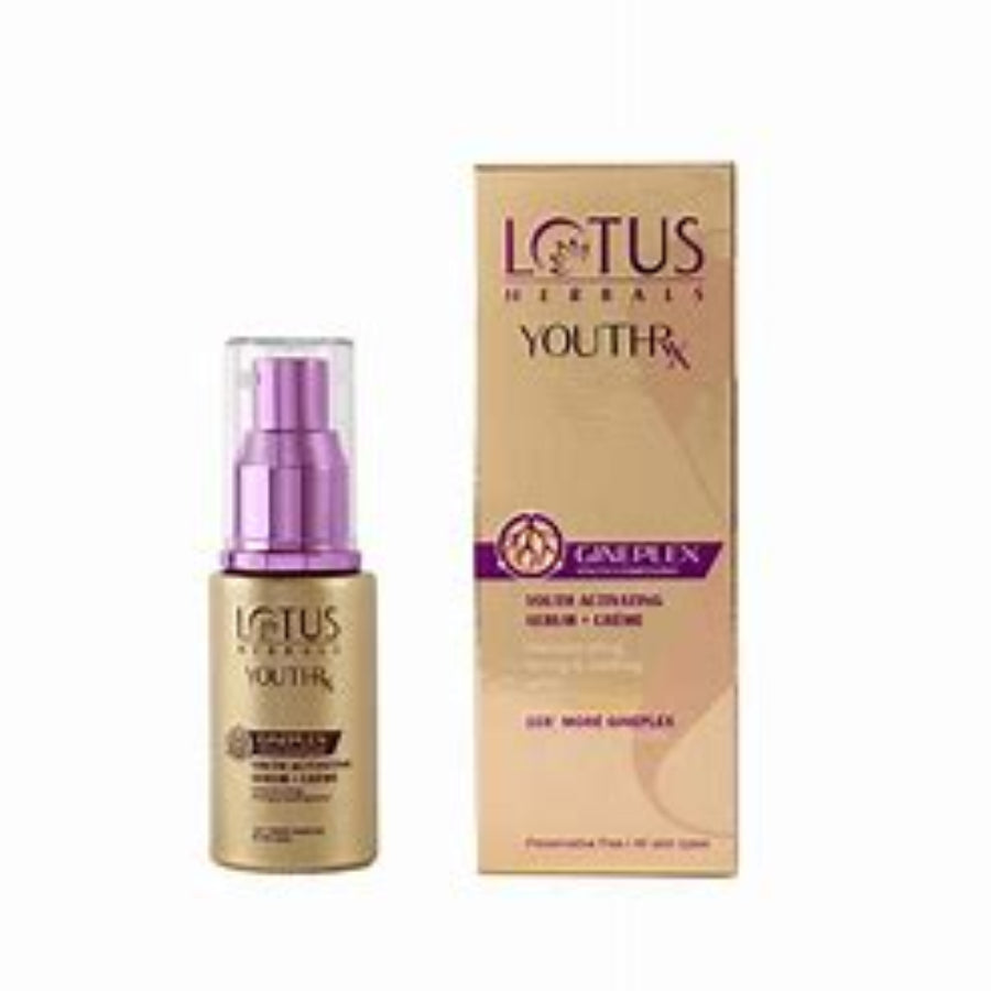Lotus Herbals YouthRx GinePlex Youth Activating Serum + Creme 30ml