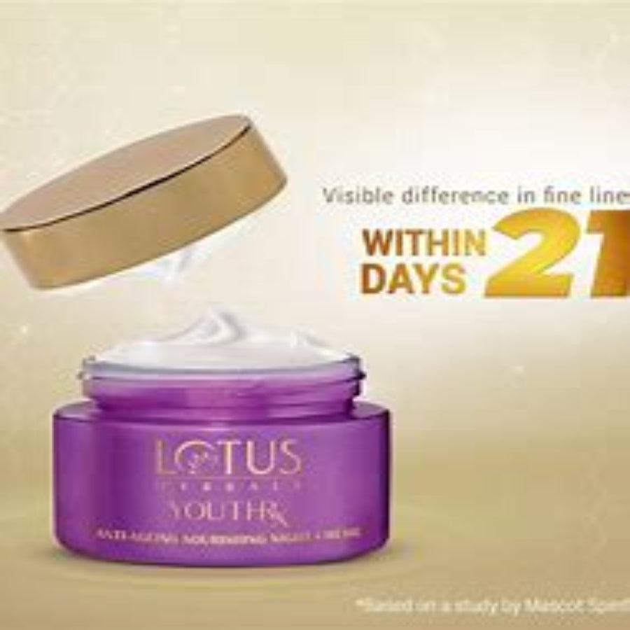 Lotus Herbals YouthRx Anti-Ageing Nourishing Night Creme (50gm)