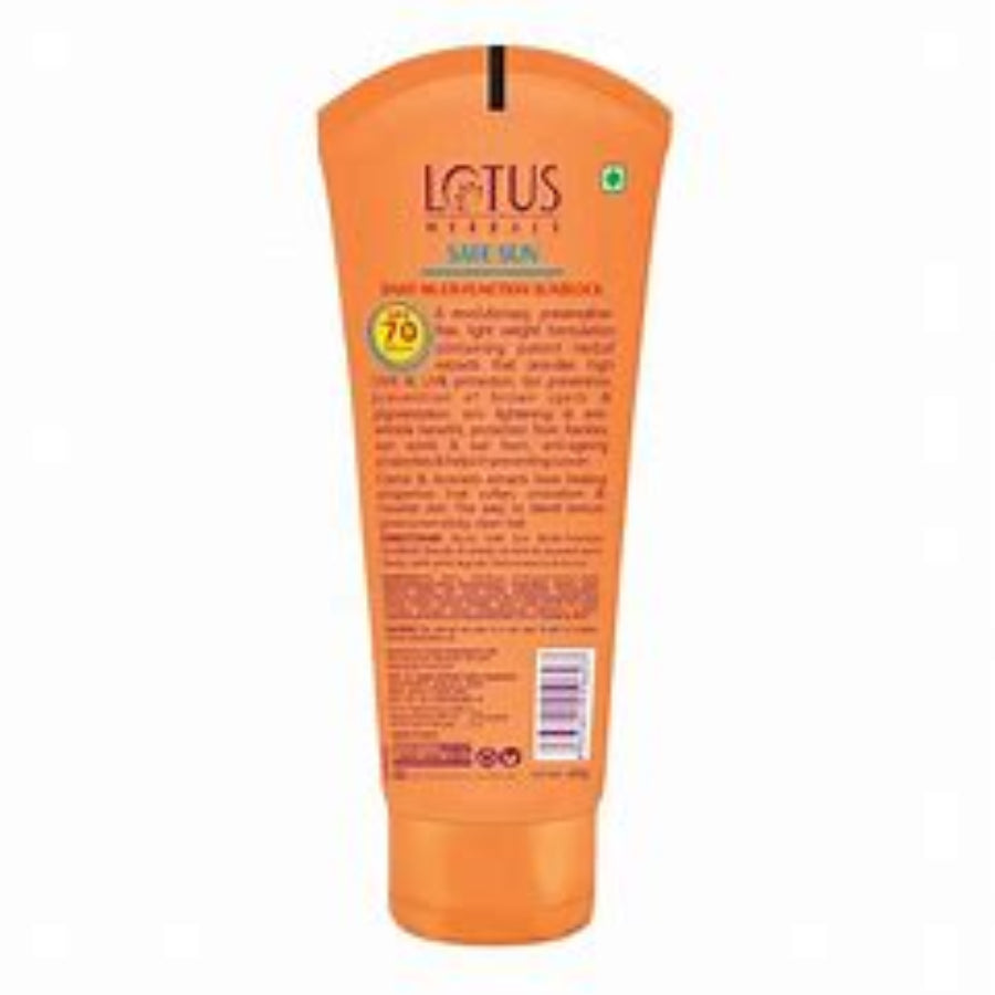 LOTUS Safe Sun Daily Multi-Function Sunscreen SPF 70 PA+++