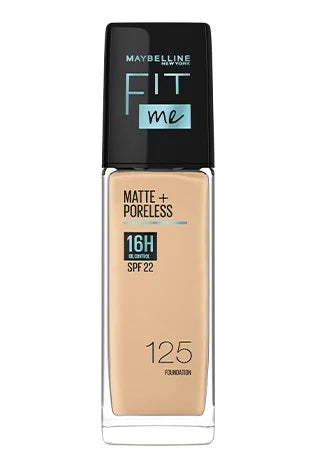 Maybelline New York Fit Me Matte+Poreless Liquid Foundation Medium Coverage For Oily Skin