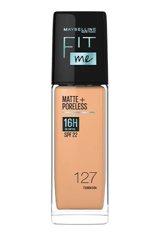 Maybelline New York Fit Me Matte+Poreless Liquid Foundation Medium Coverage For Oily Skin