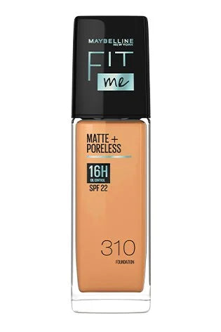 Maybelline New York Fit Me Matte+Poreless Liquid Foundation Medium Coverage For Oily Skin