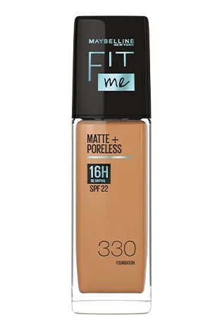 Maybelline New York Fit Me Matte+Poreless Liquid Foundation Medium Coverage For Oily Skin