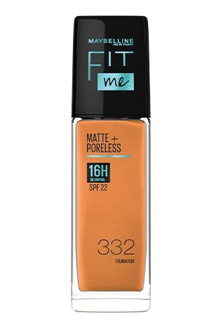 Maybelline New York Fit Me Matte+Poreless Liquid Foundation Medium Coverage For Oily Skin