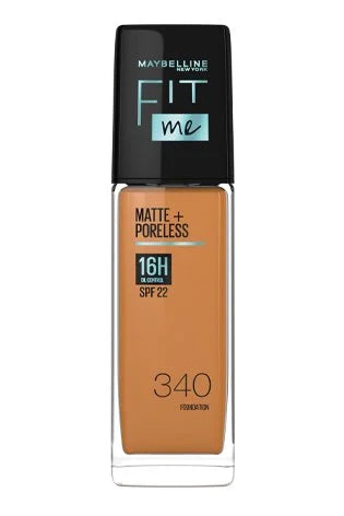 Maybelline New York Fit Me Matte+Poreless Liquid Foundation Medium Coverage For Oily Skin