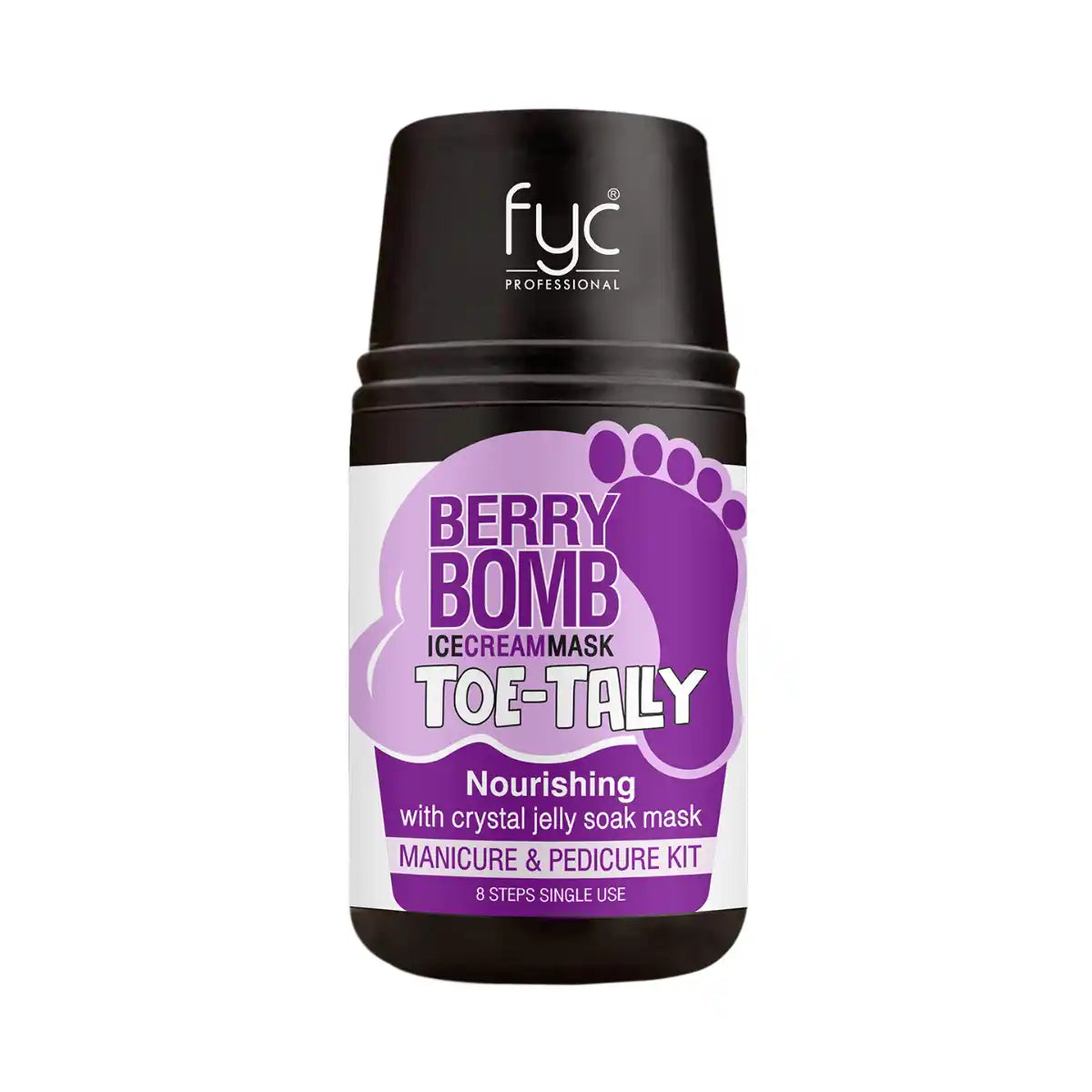 FYC Professional Berry Bomb Toe-Tally Manicure & Pedicure Kit (65 gm + 10 ml) - 75 gm